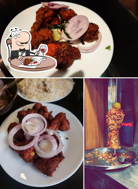 Order meat dishes at Zeus Restaurant