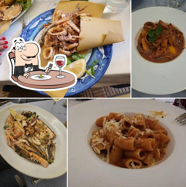 Cibo al Ristorante La Spagnola 1970