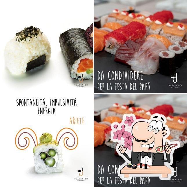 Ordina le varie opzioni di sushi
