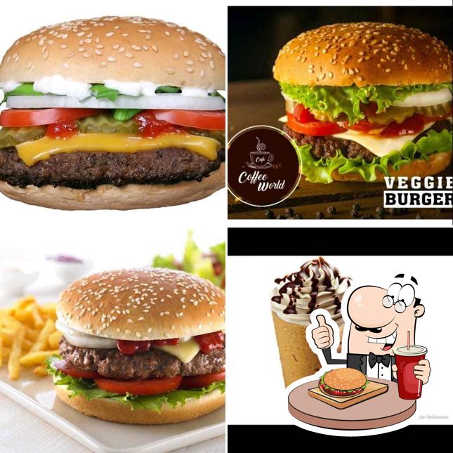 Get a burger at Chips World