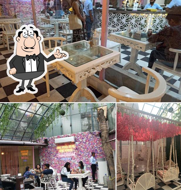 The interior of Social Hideout