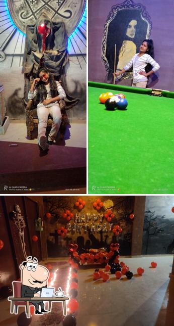 The interior of THE VAMPIRE HOUSS