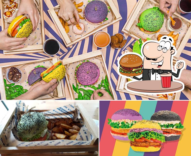 Flower Burger serve un'ampia quantità di opzioni per gli amanti dell'hamburger