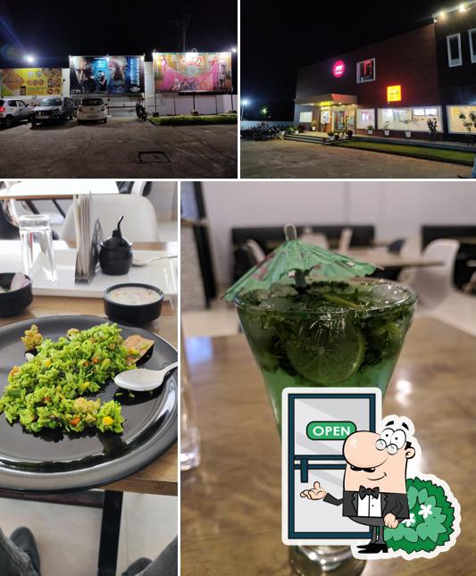 The image of Happy Eats’s exterior and food