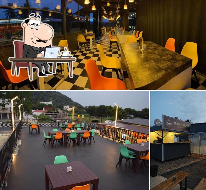 The interior of Ranjirams Rooftop Restaurant