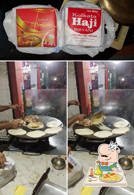 Food at New Kolkata Haji Biryani