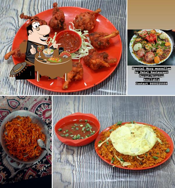 Food at Patel Restaurant & Chinese Corner