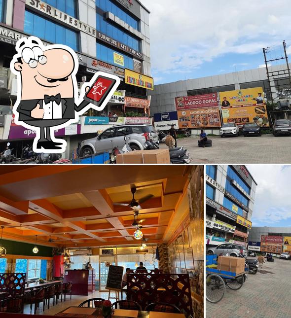 Enjoy the view at the outside area of Santa Banta Dhaba