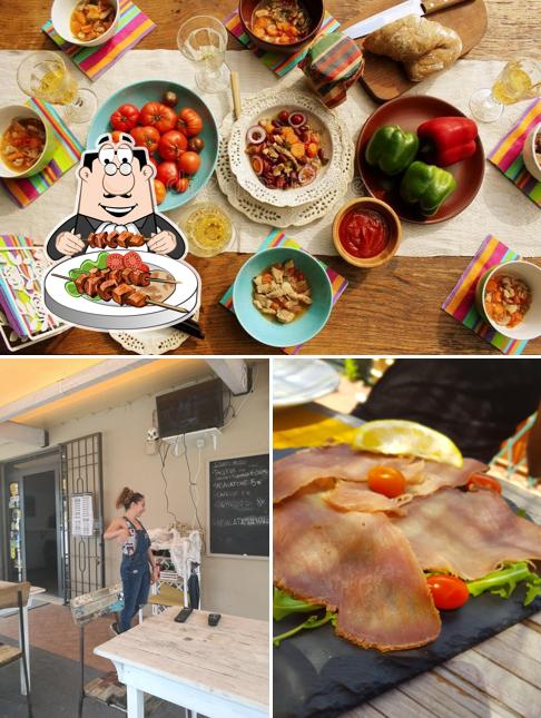 Tra le varie cose da Bar La Vecchia Pesa si possono trovare la cibo e interni