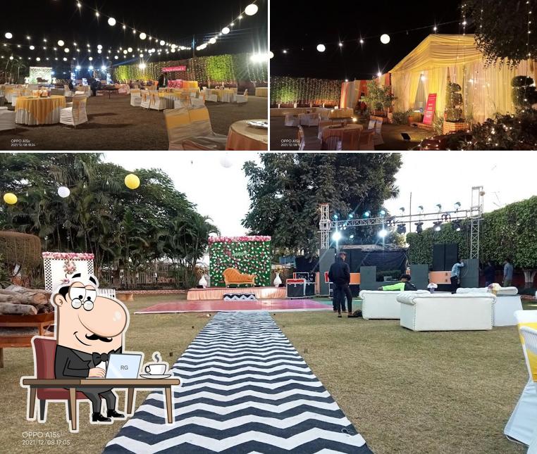 Take a seat at one of the tables at Bijnor hunger point