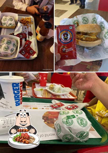 Food at Burger Singh