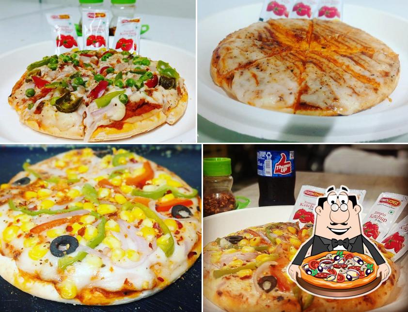 Order pizza at Cafe Teaspot,