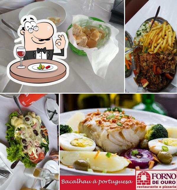 Comida em Cantina e Pizzaria Forno de Ouro