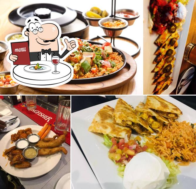 Food at Chillis Restaurant