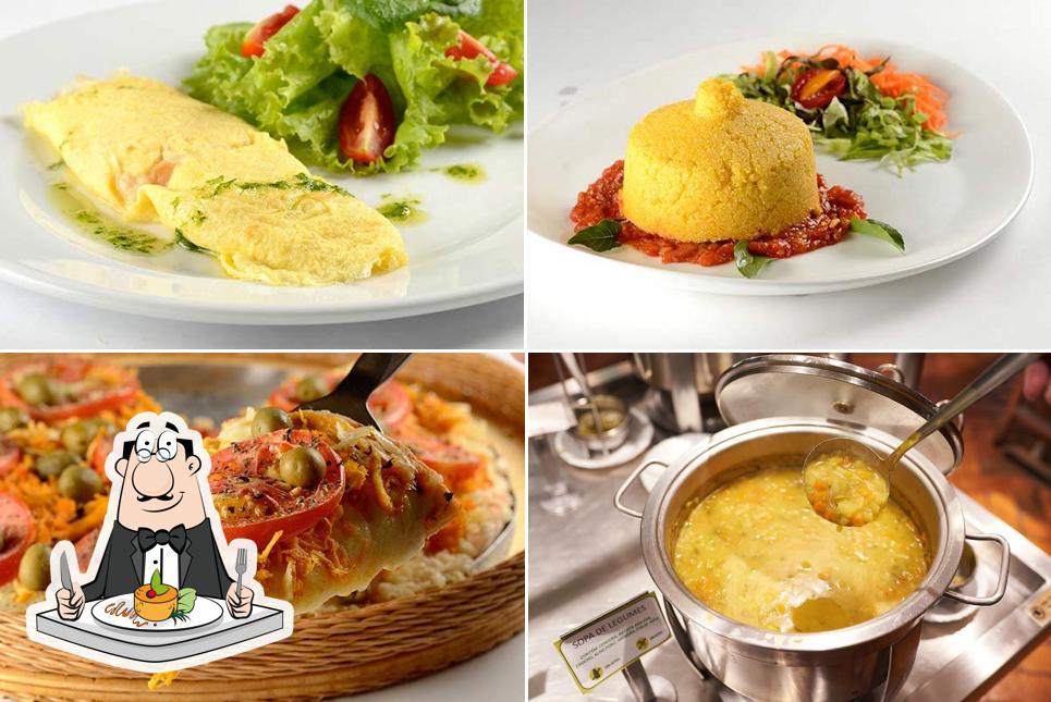 Comida em Green's Restaurante Natural
