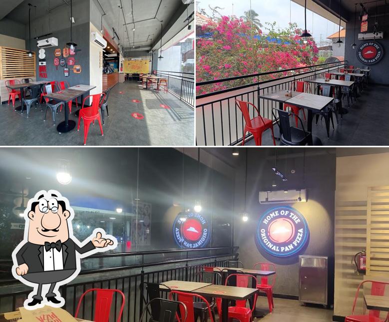 The interior of Pizza Hut Vyttila, Kochi