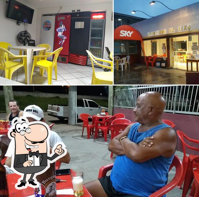 Esta é a ilustração ilustrando interior e cerveja no Espetinho do Kiko