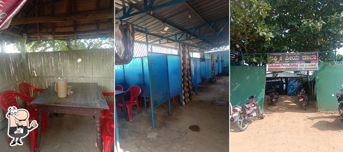 The interior of Lakshmi Priya Dhaba