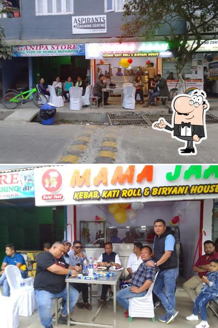 The interior of Mama Jaan