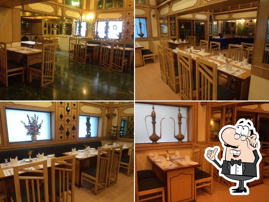 Take a seat at one of the tables at The Choice