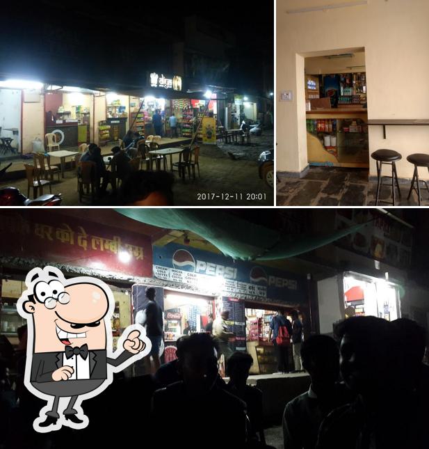 Take a seat at one of the tables at Diya Cafe