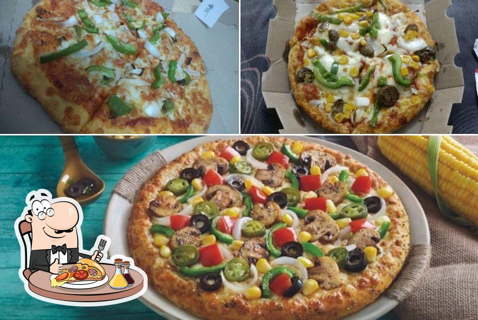 At Domino's Pizza Kailash Nagar, Mondha, Aurangabad, you can order pizza