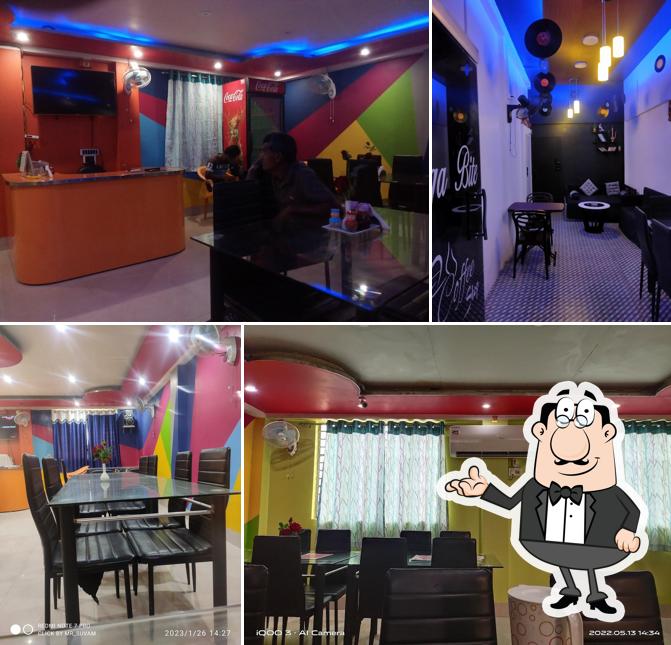 The interior of Mega Bite