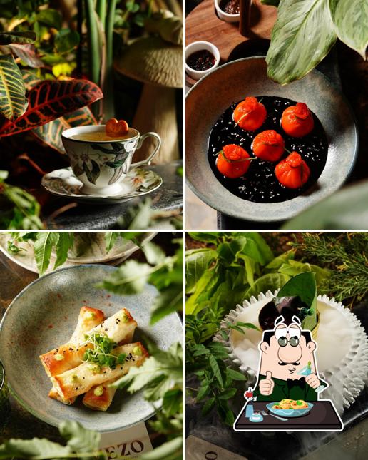 Food at Mezo Restaurant & Bar