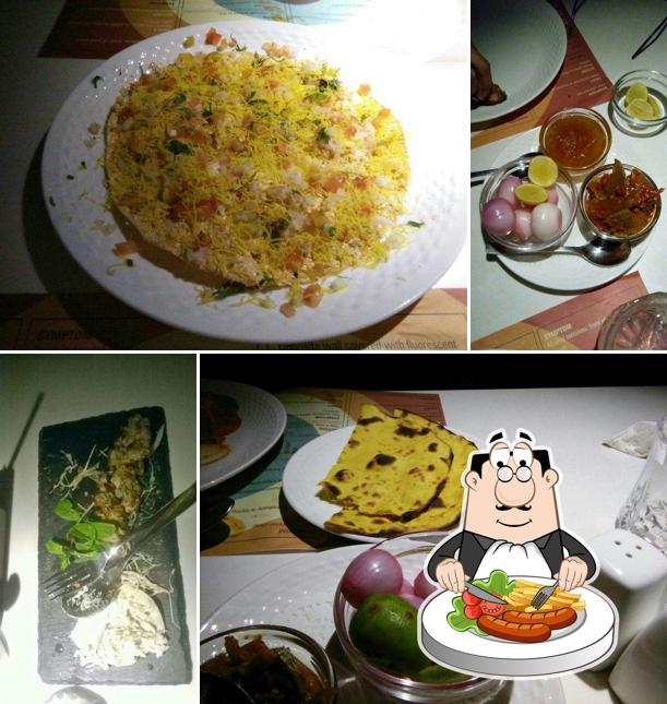Food at on the rocks