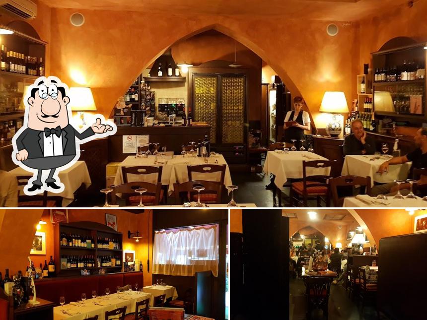 Dai un'occhiata agli interni di Osteria Del Tempo Perso