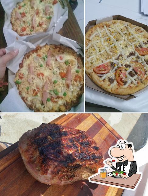 Platos en County Pizza