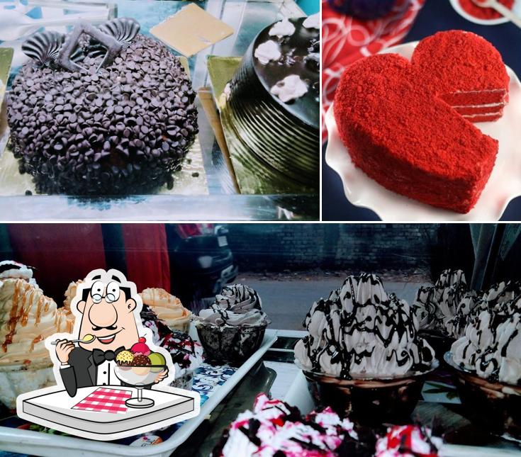 Manoj Cakes & Ice-cream parlour offers a number of desserts