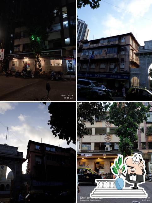 The exterior of Suprabhaat Restaurant