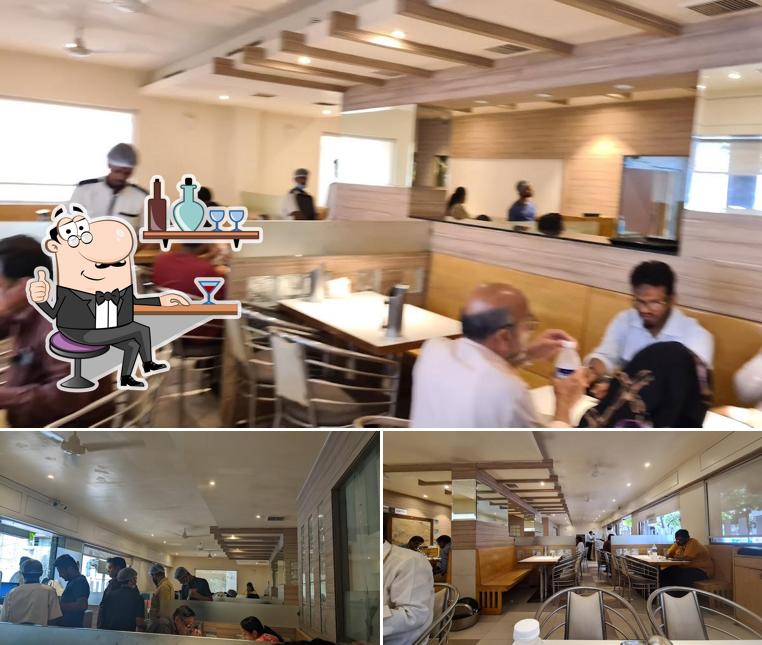 The interior of Hotel Sweekar - Veg Restaurant