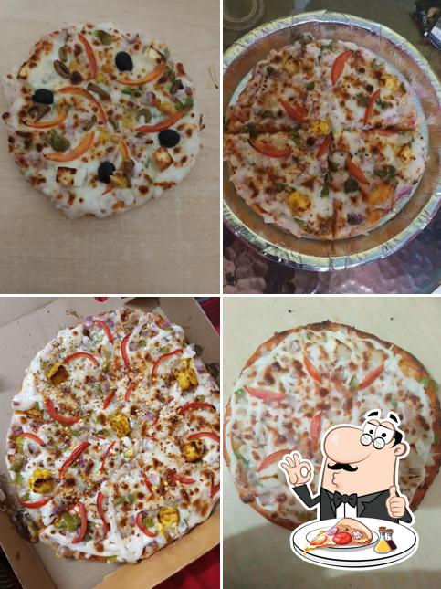 Pick pizza at The Pizza Hut Cafe & Restaurant