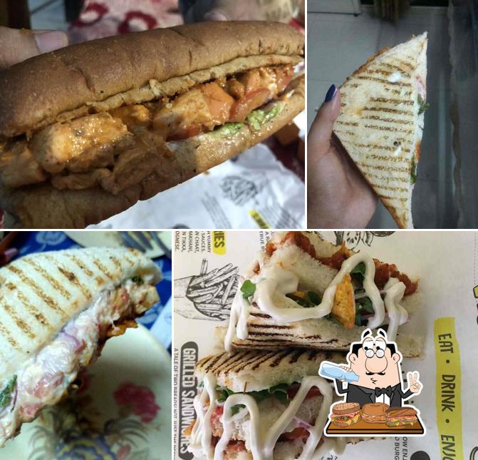 Taste one of the sandwiches available at Wat-a-Burger! - India ka Burger