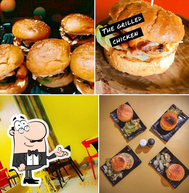 Check out the photo showing interior and food at Cheese Please Smoke And Grill