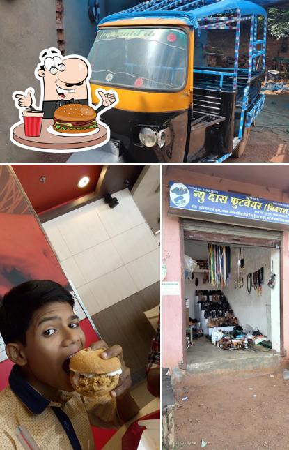 Get a burger at Chourasiya Restaurant