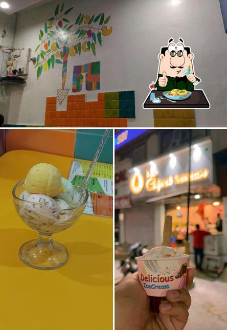 Among various things one can find food and interior at NEW GUJARAT ICECREAM