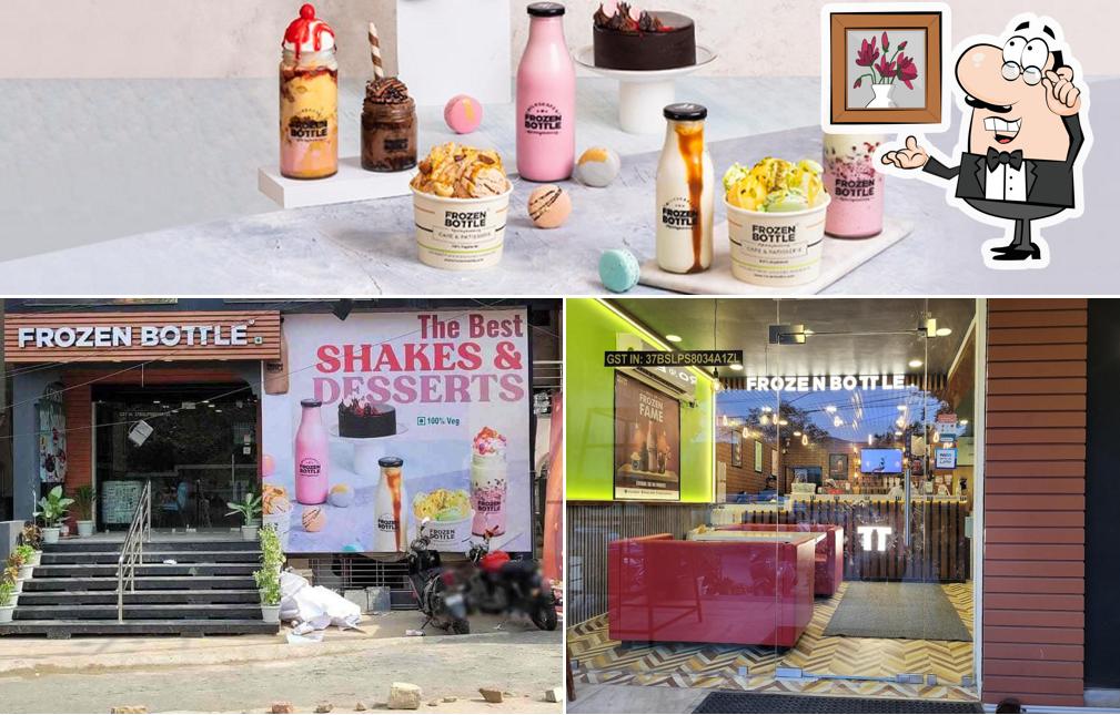 The picture of Frozen Bottle - Milkshakes, Desserts, and Ice Cream’s interior and food