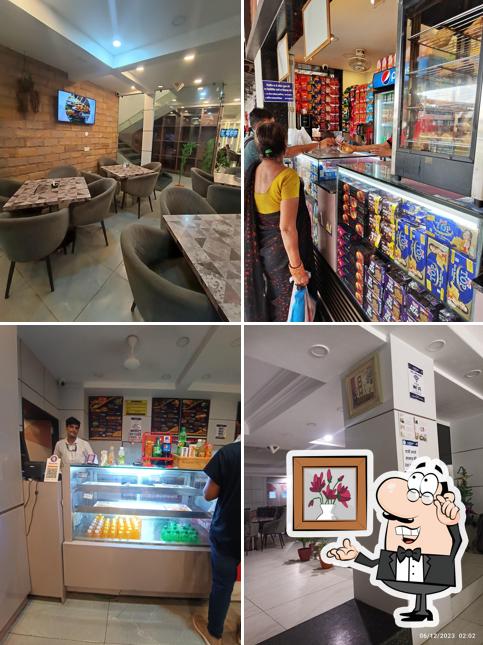 Take a seat at one of the tables at Gargee Executive Lounge