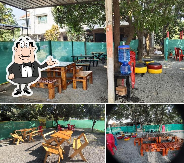 Take a seat at one of the tables at Highway Touch Ubadiyu