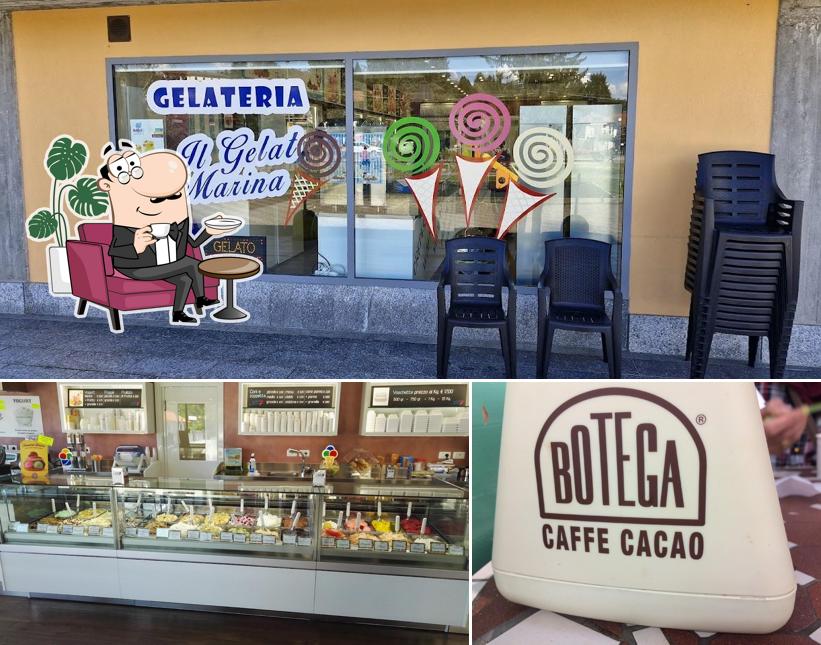 Gli interni di Il gelato di Marina