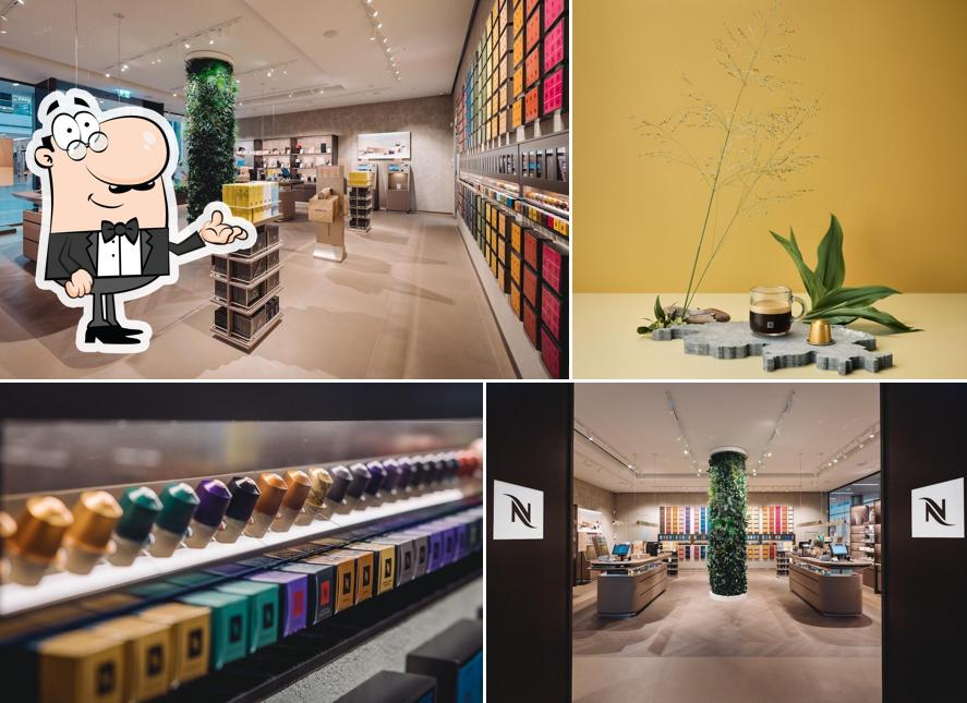 Gli interni di Nespresso Boutique