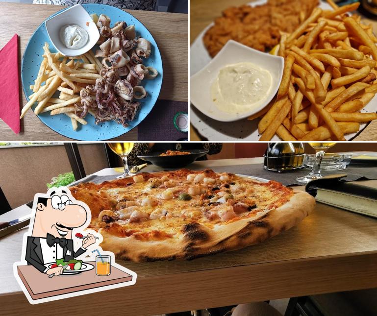 Pizzeria Gušti si caratterizza per la cibo e esterno