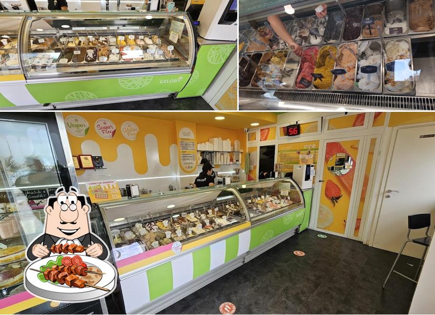 Platti al Gelateria Gelo Sia Lido di Ostia