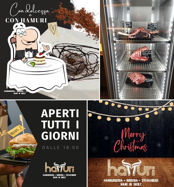 Hamuri hamburgeria steakhouse made in sicily serve un'ampia selezione di dessert