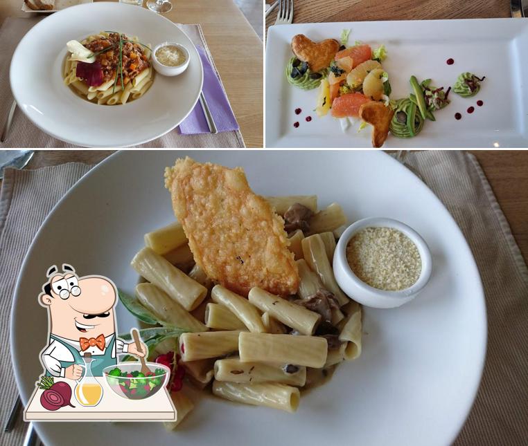 Insalata di barbabietole al L'AUBIER Eco-Hôtel Montezillon