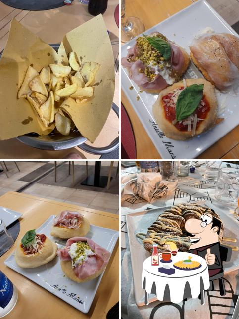 Piatto di formaggi al La pizza di Aniello Mansi