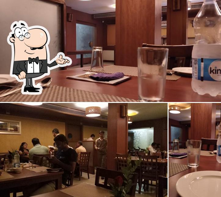The interior of Laziz Hotel